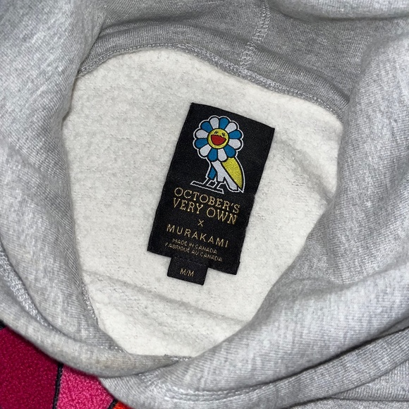 OVO x Murakami Hoodie (Grey) - Picture 3 of 5